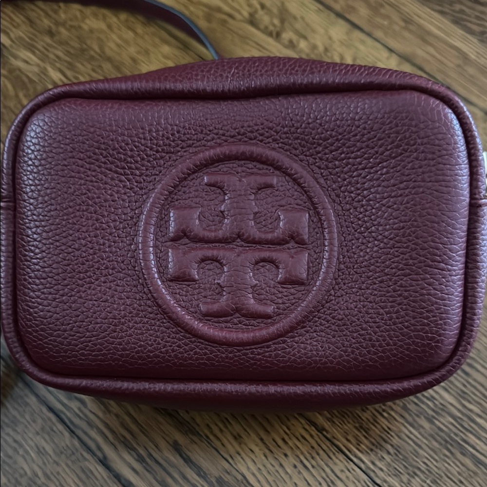 Tory Burch Burgundy Crossbody Bag